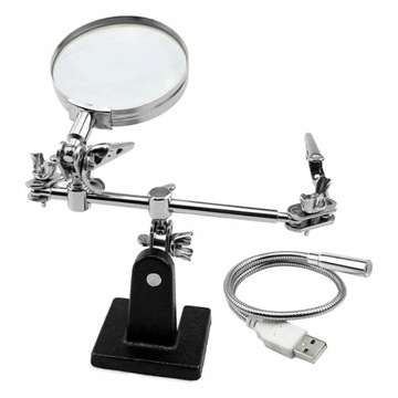 Светодиодная лупа, 5-кратное чтение при пайке