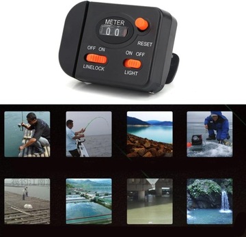 Счетчик лески, профессиональный зажим для счетчика лески для троллинга