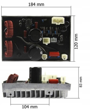 MODUŁ INWERTERA PŁYTKA KOMPUTER AGREGATU 2000W