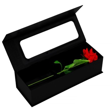 ПОДАРОЧНАЯ КОРОБКА «ВЕЧНАЯ РОЗА» КРАСНАЯ КАК ЖИВАЯ НА ДЕНЬ РОЖДЕНИЯ ЖЕНСКИЙ ДЕНЬ