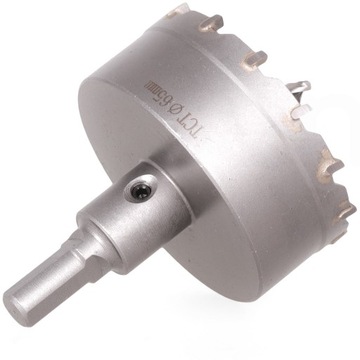 OTWORNICA WIDIOWA KORONKA DO METALU DREWNA 65 MM