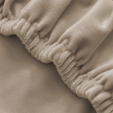 XXL ПОКРЫТИЕ НА СТУЛ КАПУЧИНО БЕЖЕВЫЙ ЭЛАСТИЧНЫЙ ВЕЛЮР