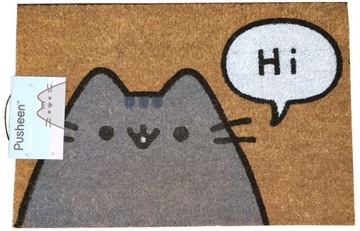 WYCIERACZKA KOT Pusheen says Hi 60x40cm kokosowa