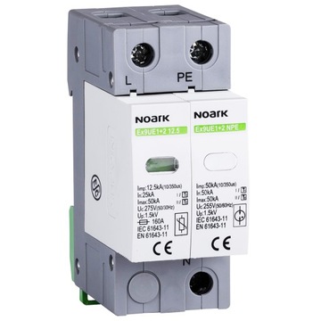 OGRANICZNIK przepięć ochronnik PRZEPIĘCIÓWKA Ex9UE1+2 12.5 1PN 275V NOARK