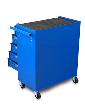 Шкаф для мастерской, тележка для инструментов, 5 ящиков, СИНИЙ