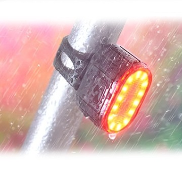 КОМПЛЕКТ СИГНАЛИЗАЦИОННЫХ ЛАМП ДЛЯ ВЕЛОСИПЕДА ПЕРЕДНИЙ ЗАДНИЙ ФОНАРЬ