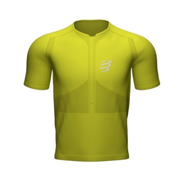 COMPRESSPORT Koszulka biegowa HALF-ZIP FITTED XL