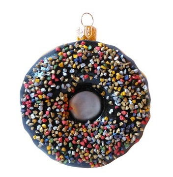 BOMBKI CHOINKOWE SZKLANE Donat/Pączek