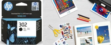 Черные чернила HP 302, 3,5 мл F6U66AE