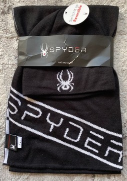 Spyder Web Logo Dwustronna czapka i szalik onesize
