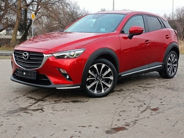 Mazda CX-3 Crossover Facelifting 2.0 Skyactiv-G 121KM 2019 Mazda CX-3 2.0 29000KM Przebiegu Full LED Skóra Navi Kamera Europa NIE USA, zdjęcie 8
