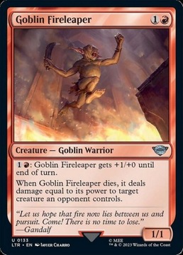 MTG LTR #133 Goblin Fireleaper