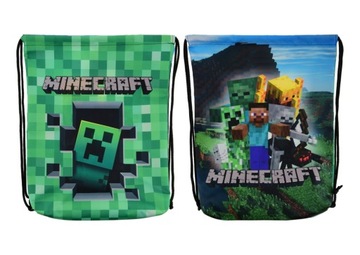 MINECRAFT M1 worek szkolny na buty plecak