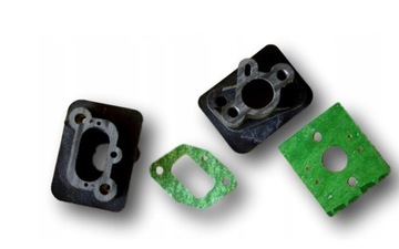 ПЕРЕХОД, РАЗЪЕМ, ОСНОВАНИЕ КАРБЮРАТОРА, ЩЕТКИ + ПРОКЛАДКИ