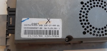 ЭКРАН ДИСПЛЕЯ РАДИО PEUGEOT 407 9656690780