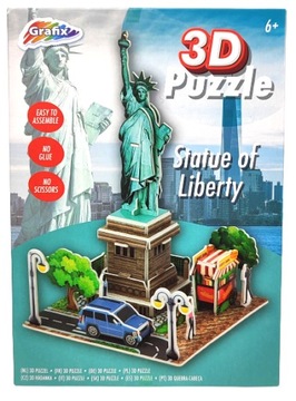 PUZZLE 3D STATUA WOLNOŚCI MODEL ZRÓB TO SAM DIY