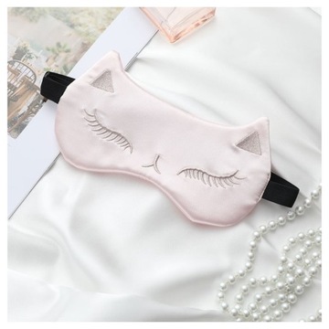 МЯГКАЯ МАСКА ДЛЯ ГЛАЗ ДЛЯ СПЯЩЕГО КОШКИ