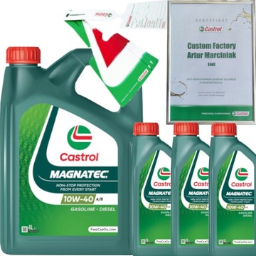 CASTROL MAGNATEC 10W40 A/B 7L VW 501 01 / 505 00 + ZAWIESZKA