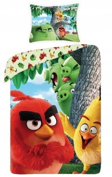 Pościel ANGRY BIRDS FRIENDS 140x200 bawełna