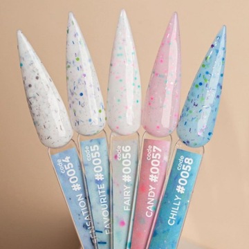 ДНКа Cover Base 12 мл, 0055 ЦВЕТНЫЕ ЧАСТИЦЫ