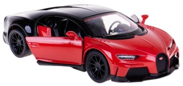BUGATTI CHIRON MODEL METALOWY KINSMART 1:38 CZERWO