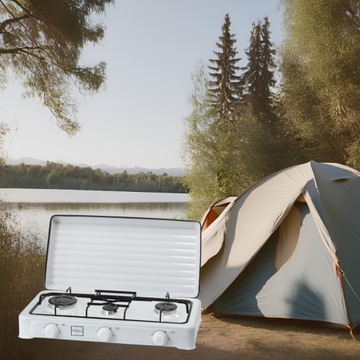 НАБОР ТУРИСТИЧЕСКОЙ ГАЗОВОЙ ПЛИТЫ, ПОРТАТИВНЫЕ ГОРЕЛКИ + ПЕРЕХОДНИК, ХОМУТЫ ДЛЯ ШЛАНГА