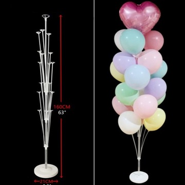 STOJAK NA BALONY Dekoracyjny Stelaż 160 cm - Idealny na Ślub i Wesele