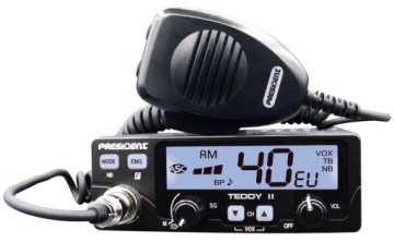 РАДИО CB PRESIDENT TEDDY II ASC AM/FM VOX 7 цветов