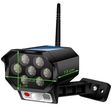 СВЕТОДИОДНАЯ СОЛНЕЧНАЯ ФОНАРЬ КАМЕРА С ДАТЧИКОМ ДВИЖЕНИЯ