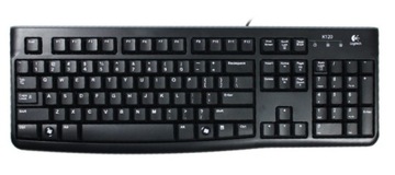 Мембранная клавиатура Logitech K120, черная