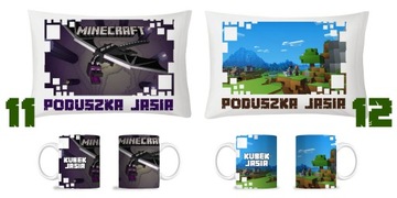 НАБОР КРУЖКИ И ПОДУШКИ MINECRAFT НАЗВАНИЕ В ПОДАРОК