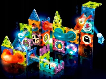 Светящиеся магнитные блоки 75 Световые элементы