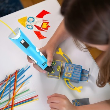 НАБОР ШАРИКОВОЙ РУЧКИ ДЛЯ 3D ПРИНТЕРА + КАРТРИДЖИ 9 МЕТРОВ