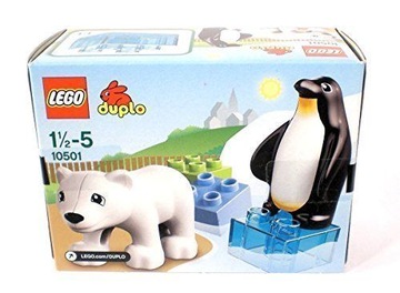 LEGO Duplo Przyjaciele z zoo Pingwin Miś Niedźwiedź polarny nowy unikat