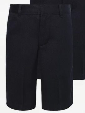 GEORGE CZARNE eleganckie spodenki 110/116 5/6 G933