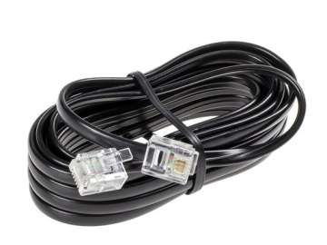Przyłącze kabel telefoniczny wtyk RJ11 6p4c 20m