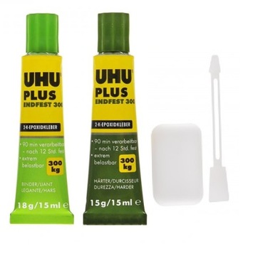 Klej epoksydowy UHU Plus ENDFEST mocny 30ml 18 g +15 g