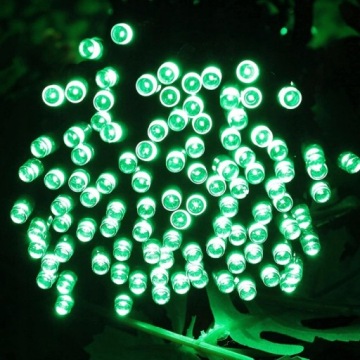 СВЕТОДИОДНЫЕ НАРУЖНЫЕ ЕЛОЧНЫЕ ПОДСВЕТКИ, ЗЕЛЕНЫЕ 100 светодиодов