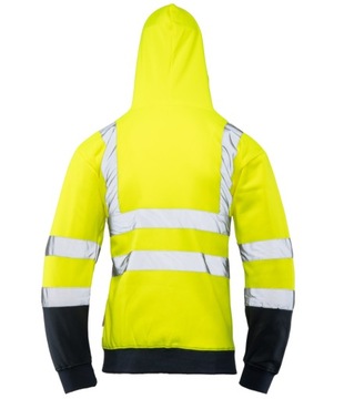 BLUZA Robocza ODBLASKOWA z Kapturem Seven Kings BRIXTON FLASH r. M