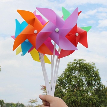 100 шт. 3D ветряная мельница для дома и сада, лужайка для кемпинга Z