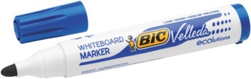 Маркер для досок BIC Velleda 1701, синий круглый.