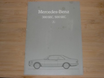 Mercedes 1981r. 380SEC ,500SEC