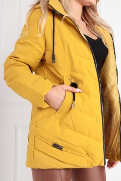 КУРТКА С КАПЮШОНОМ И ВОРОТНИКОМ-СТОЙКОЙ ПЛЮС РАЗМЕР ЦВЕТА 40 Л 1942 г.