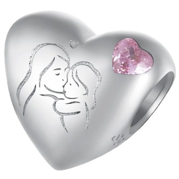 Charms Zawieszka Charms Mama i Dziecko Srebro 925 Charmsy Trusky