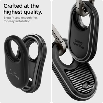 Чехол для Galaxy Smarttag 2 Spigen Rugged Armor Matte Black