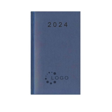 Kalendarz kieszonkowy A6 2024 z grawerem logo