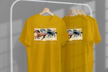 ФУТБОЛКА ДЕТСКАЯ ЛОШАДИ 128 СУПЕР КАЧЕСТВО