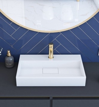 НАСТОЛЬНАЯ РАКОВИНА GOYA КОНГЛОМЕРАТ 60СМ REA