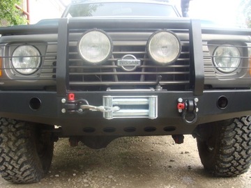 ПЕРЕДНИЙ БАМПЕР PATROL Y60 BODY LIFT +4 CM СТАЛЬ