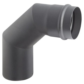 Kolano stałe 80mm/ 90 ° pellet.